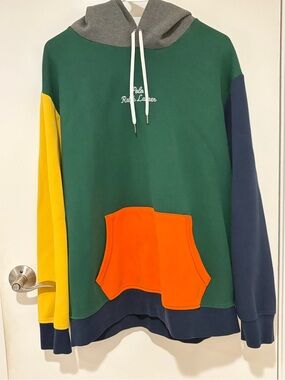 Polo by Ralph Lauren Men’s Green Colorblock Hoodie